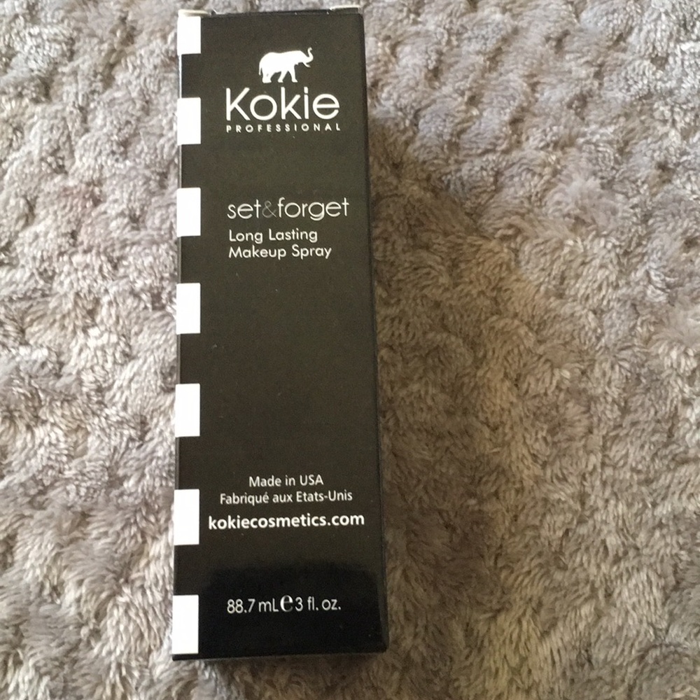 Kokie set and forget setting spray